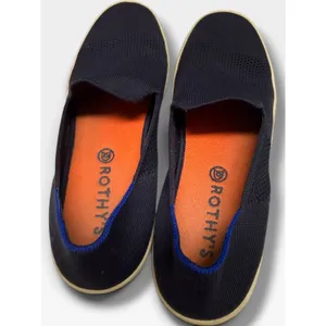 Rothy's The Sneaker Maritime Lattice Stitch Navy Slip On Shoes Size 11 thumbnail 9