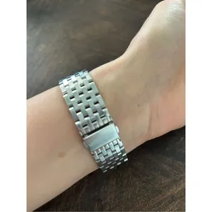 Michael Kors silver color faux diamond watch fits a small wrist 5 inches laying thumbnail 6