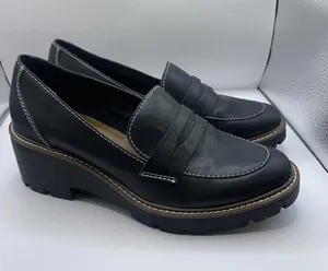 Blondo Dulce Waterproof Women's platform Loafers chunky size 9.5 black E6 thumbnail 4