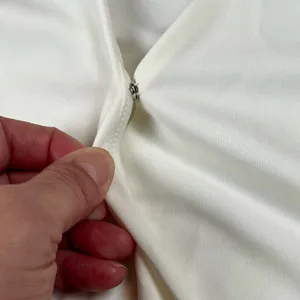Ann Taylor Factory White Wrap Crossover Blouse Medium thumbnail 10