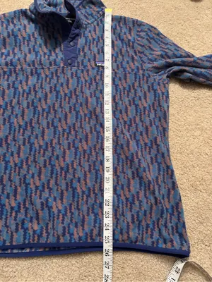 Patagonia quarter zip micro D snap-t pullover hiking winter long sleeve sz large thumbnail 15