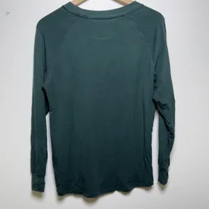 LAKE Women Pajama Top Small Green Modal Long Sleeve Raglan Sweatshirt‎ Lounge thumbnail 4