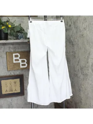 NWT J. Valdi Womens Cancun Wide-Leg Swim Cover Up Pants J23765 White S thumbnail 4