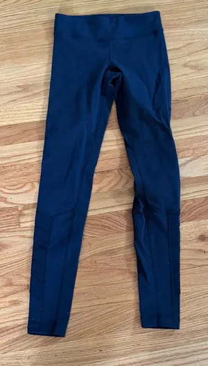 Lululemon High Times Pant Lattice Size 4 Black High Rise Luon Leggings thumbnail 1