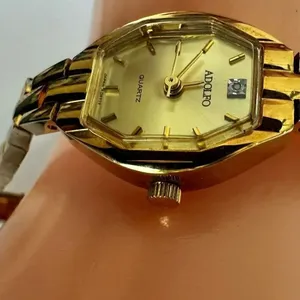 Adolfo Gold-Tone Quartz Watch w/ Diamond Accent thumbnail 7