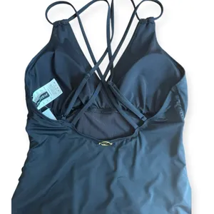 NWT Jantzen Black Ruched Tummy Control One Piece Swimsuit Size 4 thumbnail 4