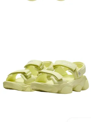 NEW Jordan Deja Sandal 9 M, LUMINOUS GREEN/ SILVER thumbnail 5