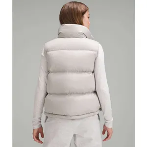 Lululemon Womens Wunder Puff Cropped Vest Size 4 Natural Ivory Outdoor Hiking thumbnail 2