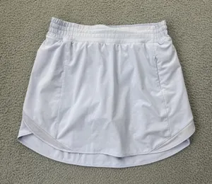 Lululemon Hotty Hot Skirt Skort High Rise Pastel Blue Athletic Women's 10 Tall thumbnail 1