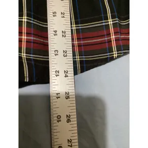 Brooks Brothers Red Black Plaid Bow Neck Tie Cotton Blouse Shirt Womens 14 thumbnail 7