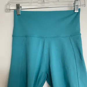 Bombshell Sportswear Jade Teal High Waisted Shorts Womens Medium thumbnail 7