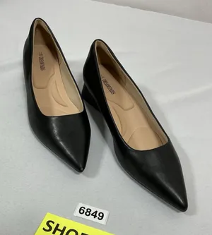 Dream Paris Womans New Slip On Pumps Black Us 11 Eu 43 Block Heel Pointed Toe thumbnail 1