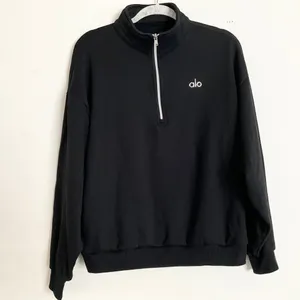 Alo Yoga Accolade 1/4 Zip Pullover Black M thumbnail 4
