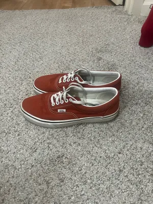 Brick Red Vans Era Shoes thumbnail 2