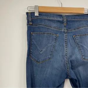 Hudson Womens Blue Mid Rise Skinny Jeans Womens 27 Denim Medium Wash Blue Ankle thumbnail 11