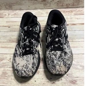 Brooks Adrenaline GTS 23 Running Shoes Women's 8 Medium Black White Speckled thumbnail 2