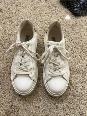 Steve Madden White Shoes Slip-On casual leather size 8.5 women’s thumbnail 4