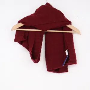 Apt. 9 Scarf Womens One Size Knit Burgundy Ribbed Solid New thumbnail 5