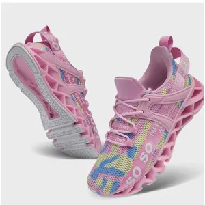 NWOT Just So So Pink Multicolor Logo Athletic Running Shoes Size 41 thumbnail 2
