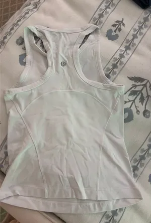 Lululemon White Tank Top thumbnail 1
