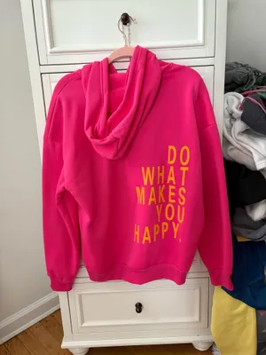 SHEIN pink hoodie  thumbnail 2