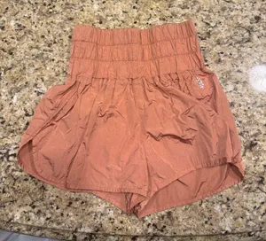 Free people movement FP women's the way home Shorts peach size small thumbnail 1