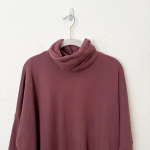 [Aerie] Oversized Fleece Turtleneck Sweater Pullover Sweatshirt Cozy Sz Small S thumbnail 4