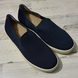 Rothy's The Original Navy Blue Women's Slip-On Sneakers thumbnail 1