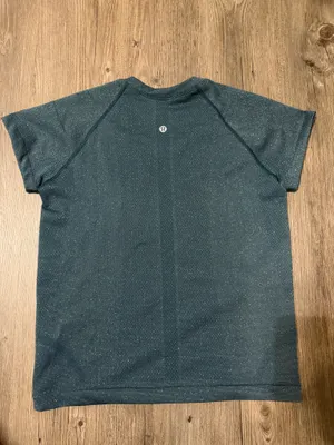 Lululemon Swiftly Tech T-shirt in blue with sparkles thumbnail 3