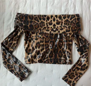 Bailey Roses Cheetah Top Brown thumbnail 2