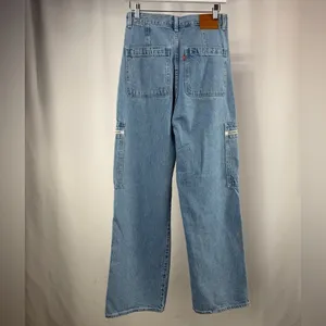 Levi's Utility High Loose Cargo Jeans in‎ Blue Size 27 thumbnail 6