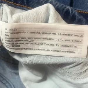 Abercrombie & Fitch Blue The '90s Straight Mid Rise Jeans Size 32/14S Curve Love thumbnail 10