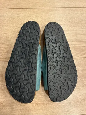 Birkenstock Women’s Granada Leather Teal Slip On Sandal Size 37/6 US thumbnail 5