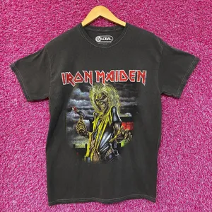Iron Maiden Distressed Killers Rock tshirt size Small thumbnail 1