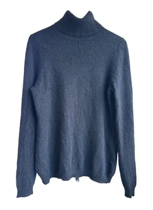 Charter Club Luxury Cashmere Turtleneck Sweater Women M Black Pullover thumbnail 1