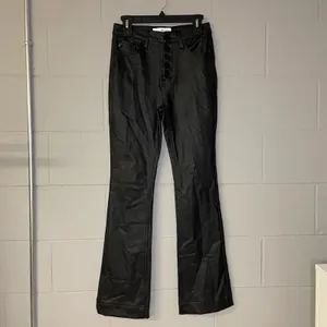 KanCan USA Joan High Rise Faux Leather Bootcut Pants Women’s Size 7/27 Leather Pants thumbnail 2