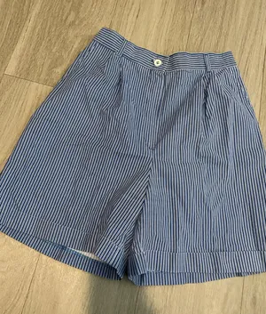 Wrangler Blue and White Striped Shorts thumbnail 1