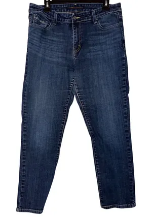 Levi's Mid Rise Skinny Jeans Women's Size‎ 14 Medium Wash The Original Jean thumbnail 1
