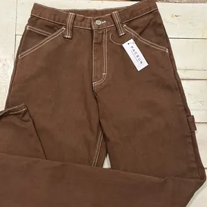 Pacific Sun ☀️ John Galt Carpenter Pants Small Brown Canvas Skateboard 🛹 Pants thumbnail 5