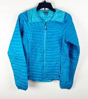 EDDIE BAUER First Ascent Goose Down Filled Quilted Puffer Jacket Size Small thumbnail 1