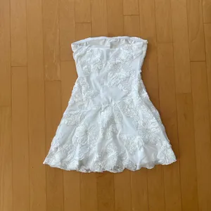 Princess Polly Meadows of Dreams strapless shimmery floral mini dress thumbnail 3