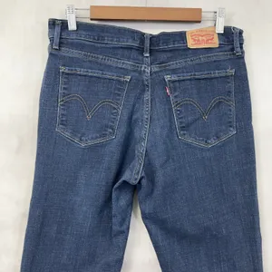 Levis Classic Bootcut Jeans Womens 30 Dark Wash‎ Stretch Minimalist Americana thumbnail 5
