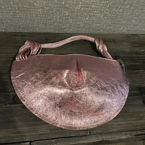 NWOT Cult Gaia Estrella metallic tote bag Cameo Pink thumbnail 7