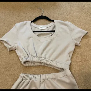 Lovers + Friends Cutout Sweater Dress in Sandstone XXS thumbnail 7