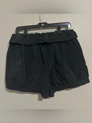 Free People Black Convertible Balloon Baggy Utility Shorts Women’s Size Small thumbnail 7