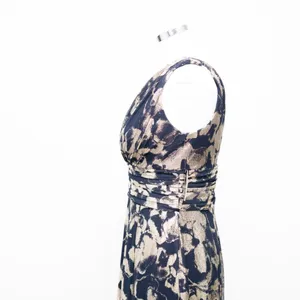 Betsy & Adam - Foil Print Sleeveless Mesh Gown‎ thumbnail 12