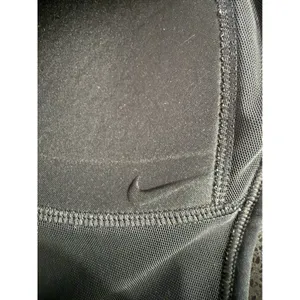 Nike‎ Swoosh Dri-FIT Womens Black Racerback Sports Bra Graphic Logo Large thumbnail 6