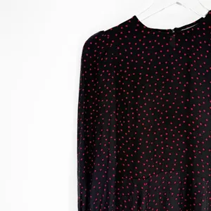 Reformation Josephine Polka‎ Dot Midi Dress Women's Size 0 Romantic thumbnail 5