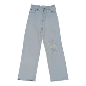 Levis Ribcage Straight Ankle Jeans Summer Space Ripple Medium Wash Blue Women thumbnail 2