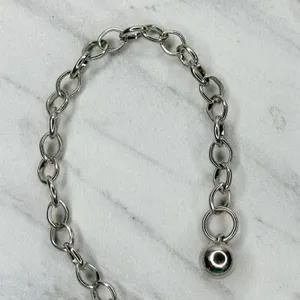 Y2K Rhinestone Flower Silver Chain Belt Extra Small/Small (XS/S) ✨ thumbnail 11